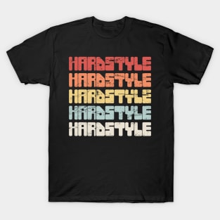 Retro Vintage HARDSTYLE Music T-Shirt